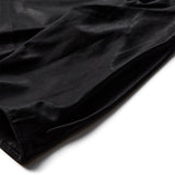 Lorenza skindkjole med fin ærme detalje / 51336 - Black - DEPECHE