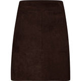 Lorina ruskindsnederdel / 51390 - Dusty brown - DEPECHE
