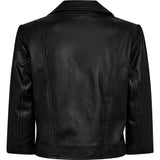 Depeche leather wear Margo skindjakke Jacket 099 Black