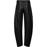 Depeche leather wear Milla Balloon Barrel Skindbuks Pants 099 Black