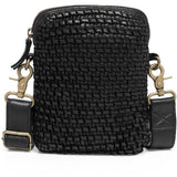 Mobiltaske dekoreret med flet / 15806 - Black - DEPECHE