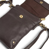 DEPECHE Mobiltaske i blødt læder Mobilebag 033 Mocca