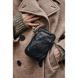 DEPECHE Mobiltaske i blødt vintage look skind Mobilebag 099 Black