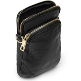DEPECHE Mobiltaske i blødt vintage look skind Mobilebag 097 Gold