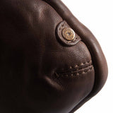 DEPECHE Mobiltaske i blødt vintage look skind Mobilebag 068 Winter brown