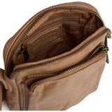 Mobiltaske i lækker skindkvalitet / 15818 - Camel - DEPECHE