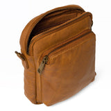 DEPECHE Mobiltaske i lækker skindkvalitet Mobilebag 014 Cognac