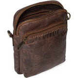 DEPECHE Mobiltaske i lækker skindkvalitet Mobilebag 068 Winter brown