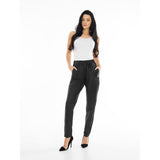Moderne Carrie RW skindbuks med loose fitting / 50022 - Black - DEPECHE
