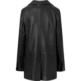 Depeche leather wear Must-have Maya læderblazer jakke i blød kvalitet Blazer 099 Black