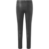 Depeche leather wear Musthave RW Caroline chino læderbuks i strækkvalitet Pants 129 Dark grey