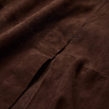 Depeche leather wear Naomi ruskindsnederdel Skirts 067 Dusty brown