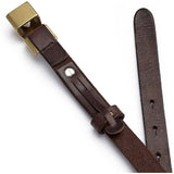 Narrow Belt / 16490 - Dark brown - DEPECHE