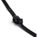 Narrow Belt / 16762 - Black/Amr silver - DEPECHE