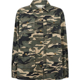 Pacy camo jakke / 100396 - Khaki Printed - DEPECHE