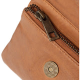 DEPECHE Powerfield Credit card holder Purse / Credit card holder 014 Cognac