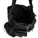 DEPECHE Powerfield shopper i lammeskind Shopper 099 Black