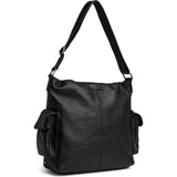 DEPECHE Powerfield shopper i lammeskind Shopper 099 Black