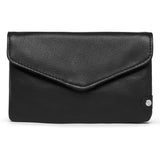 DEPECHE Pung/bæltetaske i blødt læder og tidløst design Purse / Credit card holder 099 Black
