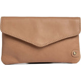 Pung/bæltetaske i blødt læder og tidløst design / 16046 - Camel - DEPECHE