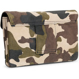 DEPECHE Pung/bæltetaske i blødt læder og tidløst design Purse / Credit card holder 123 Camouflage