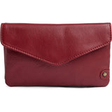 DEPECHE Pung/bæltetaske i blødt læder og tidløst design Purse / Credit card holder 043 Red