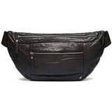 DEPECHE Rummelig bumbag i kvalitetsskind Bumbag 099 Black