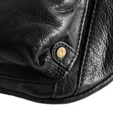 DEPECHE Rummelig bumbag med guld lynlås Bumbag 099 Black