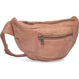 DEPECHE Rummelig læder bumbag Bumbag 156 Camel