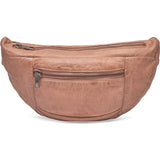 DEPECHE Rummelig læder bumbag Bumbag 156 Camel