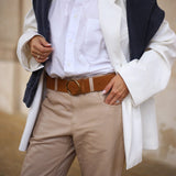 DEPECHE Ruskindsbælte Belts 014 Cognac