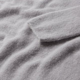 Depeche Clothing Sarah Alpaca Rullekrave Strik Knitwear 332 Light Grey Melange
