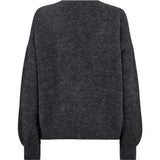 Depeche Clothing Sarah alpaca strik cardigan Knitwear 254 Grey Melange