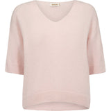 Sarah Alpaca v - neck strik / 100428 - Dusty Rose - DEPECHE