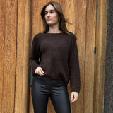 Depeche Clothing Sarah alpacha strik Knitwear 015 Brown