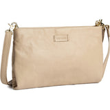 DEPECHE Skind clutch med nitter Clutch 202 Vanilla
