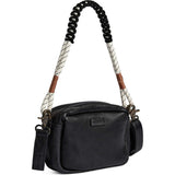 Skind crossover med boho rebrem / 16910 - Black - DEPECHE