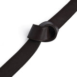 Skindbælte med fletspænde / 17052 - Mocca - DEPECHE