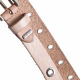 DEPECHE Smalt bælte med cool detaljer Belt 011 Sand