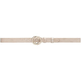 Smalt bælte med smukt spænde / 14196 - Sand/Gold - DEPECHE