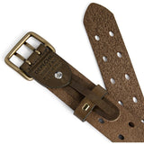 Smalt talje bælte i blød skindkvalitet / 15186 - Army Green - DEPECHE