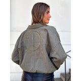 Smuk Nelia jakke / 100176 - Khaki - DEPECHE