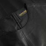 Smuk Sandra skindkjole / 51220 - Black - DEPECHE