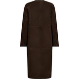 Smuk Zita 2 i 1 skindjakke / 51328 - Dusty Brown/ Black combi - DEPECHE