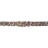 DEPECHE Smukt læderbælte Belt 082 Leopard