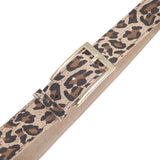 DEPECHE Smukt læderbælte Belt 082 Leopard