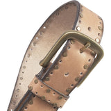 DEPECHE Smukt læderbælte med fine detaljer Belt 197 Desert Sand