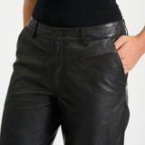 Depeche leather wear Talli MW Skindbuks Pants 099 Black