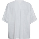 Tara bluse i hørkvalitet / 100018 - White - DEPECHE