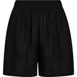 Tara hør shorts / 100228 - Black - DEPECHE